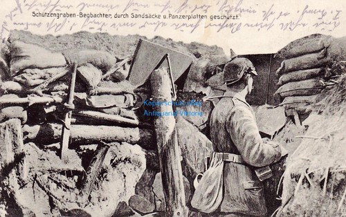 Schützengraben beobachter - ak, schützengraben-beobachter