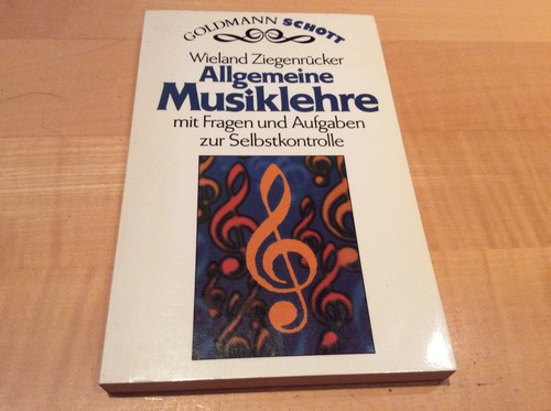 Allgemeine musiklehre - allgemeine,