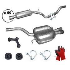 Mitteltopf Endtopf Auspuff +