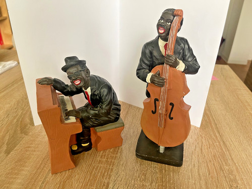 Kontrabass und klavier spieler - und,