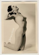 #482 ROESSLER AKTFOTO / NUDE WOMAN STUDY * Vintage 1950s Studio Photo