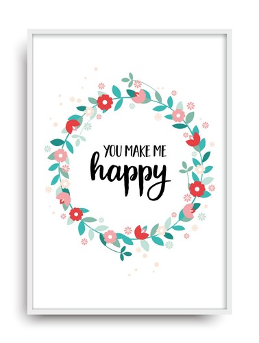 Kunstdruck happy fine art - kunstdruck,