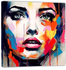 Face  Pop Modern art abstrakt