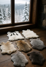 Große Kaninchenfelle