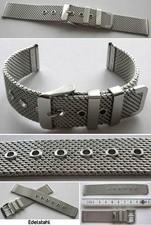 18/18 mm MILANAISEEDELSTAHLUHRENARMBAND POLIERT Stärke 2,0 mm MIT DORNSCHLIESSE