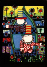 Kunstkarte Hundertwasser "Das