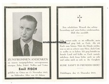 Orig. Sterbebild 246.ID Soldat