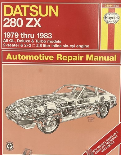 1979 1983 datsun 280zx haynes - datsun,