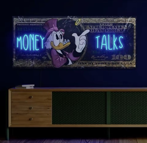 Led neon dollar - dollar, zeichen