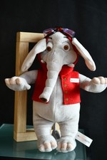 Alte Werbefigur gr  Elefant primacom pyur  Werbung rarität Primafant Brille