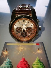 Fossil Coachman Braun Leder