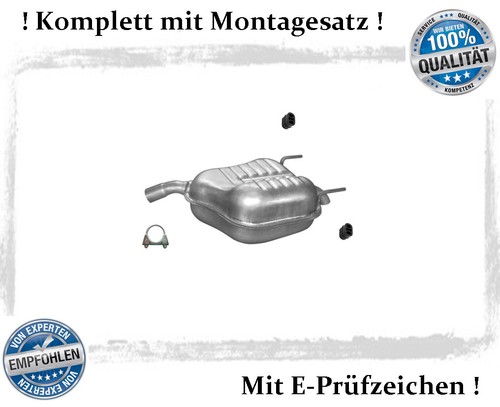 Endschalldämpfer opel vectra - endschalldämpfer,