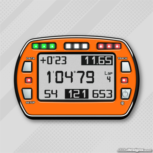 Fluoreszierende orange stil - fluoreszierende,