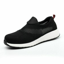 Herren Damen Leichte S1 Sicherheitsschuhe Stahlkappe Arbeitsstiefel Sneaker