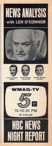 1968 wmaq chicago - tv, news/len