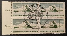 DDR,  SONDERSTEMPEL,  WM im Kanuslalom 1961, Mi-Nr. 839, gest./ 10