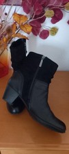 Damen Medicus Stiefelette gefüttert. Größe 4.Schwarz.