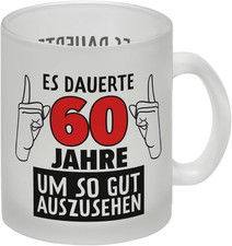 Witziger Glas Tasse für den