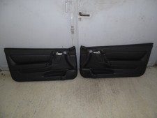 Ledertürpappen Opel Astra G Cabrio Coupe Schwarz Türverkleidungen Leder vorne