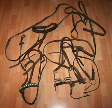 Trense Pferde Zaumzeug Pferdegeschirr aus Leder Hannoversche Reithalfter