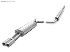 Fox Komplettanlage ab Kat VW Bora 1J inkl. Variant 2x76mm eingerollt +Absorber