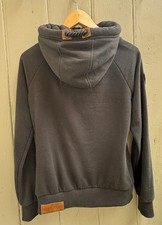 NAKETANO Damen Sweatjacke Hoodie S Schwarz The Poet's Choice