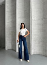 Damen Baggy Jeans Stretch