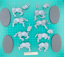 Chaos Knights Ritter Pferde x