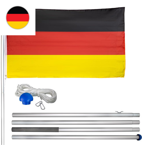 Teleskop fahnenmast stabil - fahnenmast,