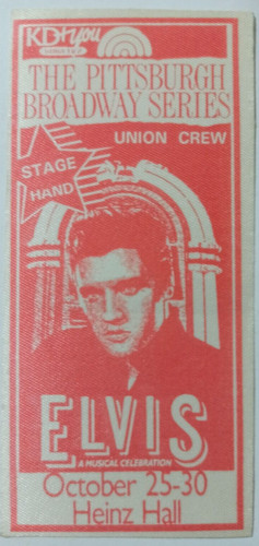 Elvis presley konzertkarte - presley,