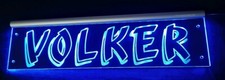 Volker LED Namensschild oder
