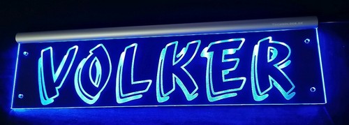 Volker led namensschild - led, oder