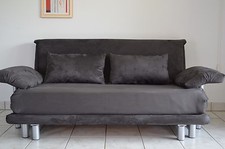 Ligne Roset Multy 3 Schlafsofa in Microfaser Anthrazit mit Armlehnen !!!