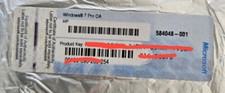 Windows 7 Pro OA HP  Lizenz Key Aufkleber