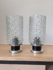 2x alte DDR Tischlampe 70er