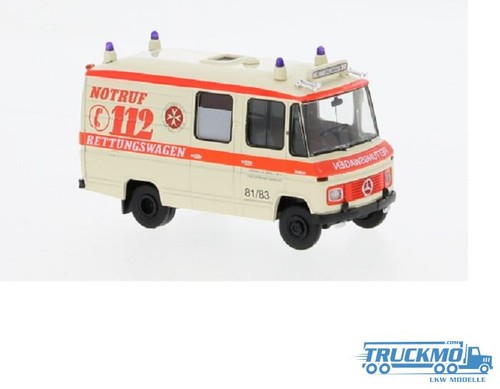 Brekina rettungswagen - brekina,