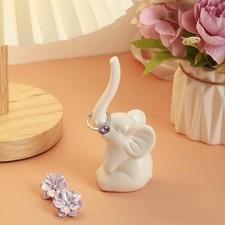 Porzellan-Elefant-Statue-Ringh