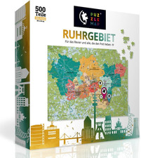 Ruhrgebiet Puzzle Stadtplan -