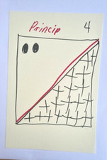 A.R. PENCK Siebdruck "Princip