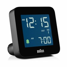 Braun 67018 Funkwecker digital Wecker Uhr 24 Std Anzeige LCD-Display 