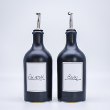 Olivenöl Essig Flasche aus