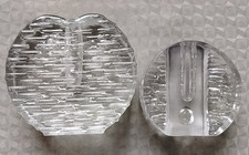 Vintage 2 x runde Blockvase /