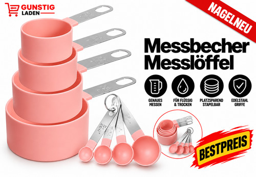 Messlöffel set edelstahl - messlöffel,