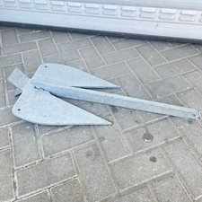 B-Ware Plastimo Plattenankler Britany verzinkter Stahl 12kg Bootsanker Boot 