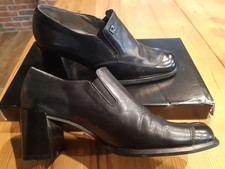 Hochfrontpumps Pierre Cardin Gr. 39 Leder schwarz