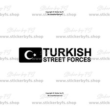 Turkish Streetforces Sticker /