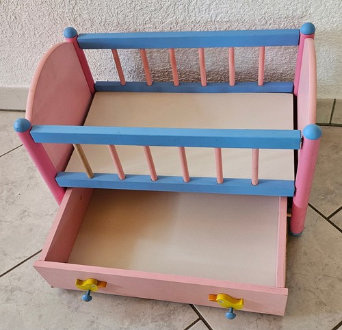 Baby born puppenbett aus holz - puppenbett,