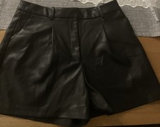 Damen Leder Shorts, Größe 42