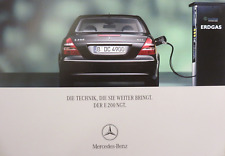 Mercedes E-Klasse E 200 NGT Limousine W 211 Prospekt brochure von 9/2003