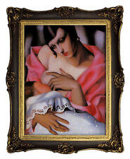 De Lempicka  Mutter Stillen des Babys art  Bild 50x40 artwork mit Rahmen A5LT8